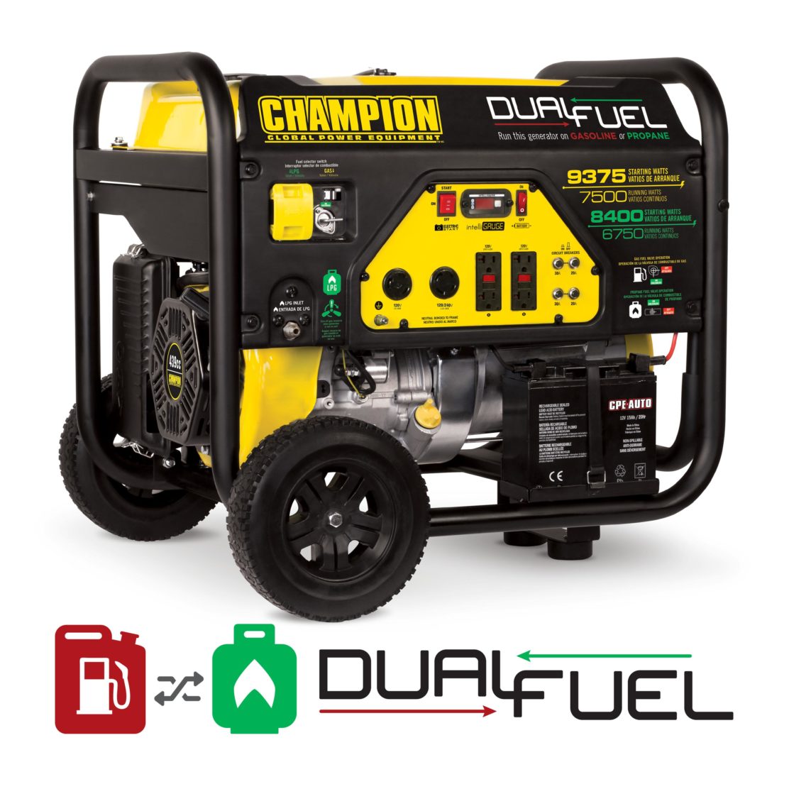 7000-watt-dual-fuel-generator – THE POWER OF CHAMPION 